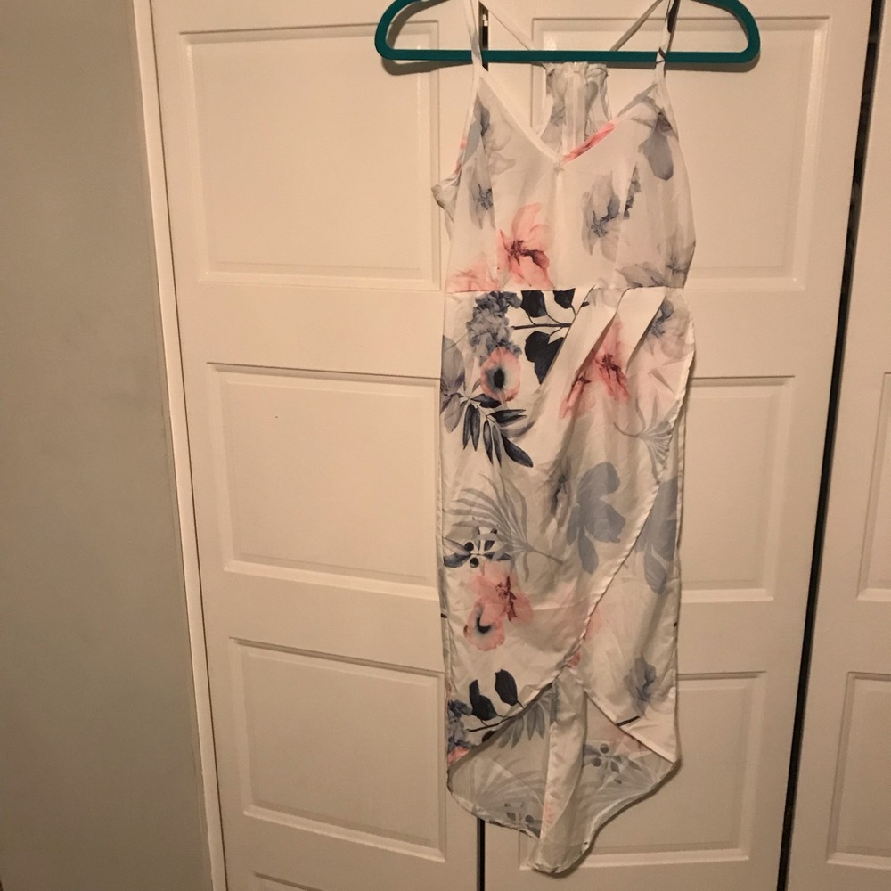 Floral High Low Dress